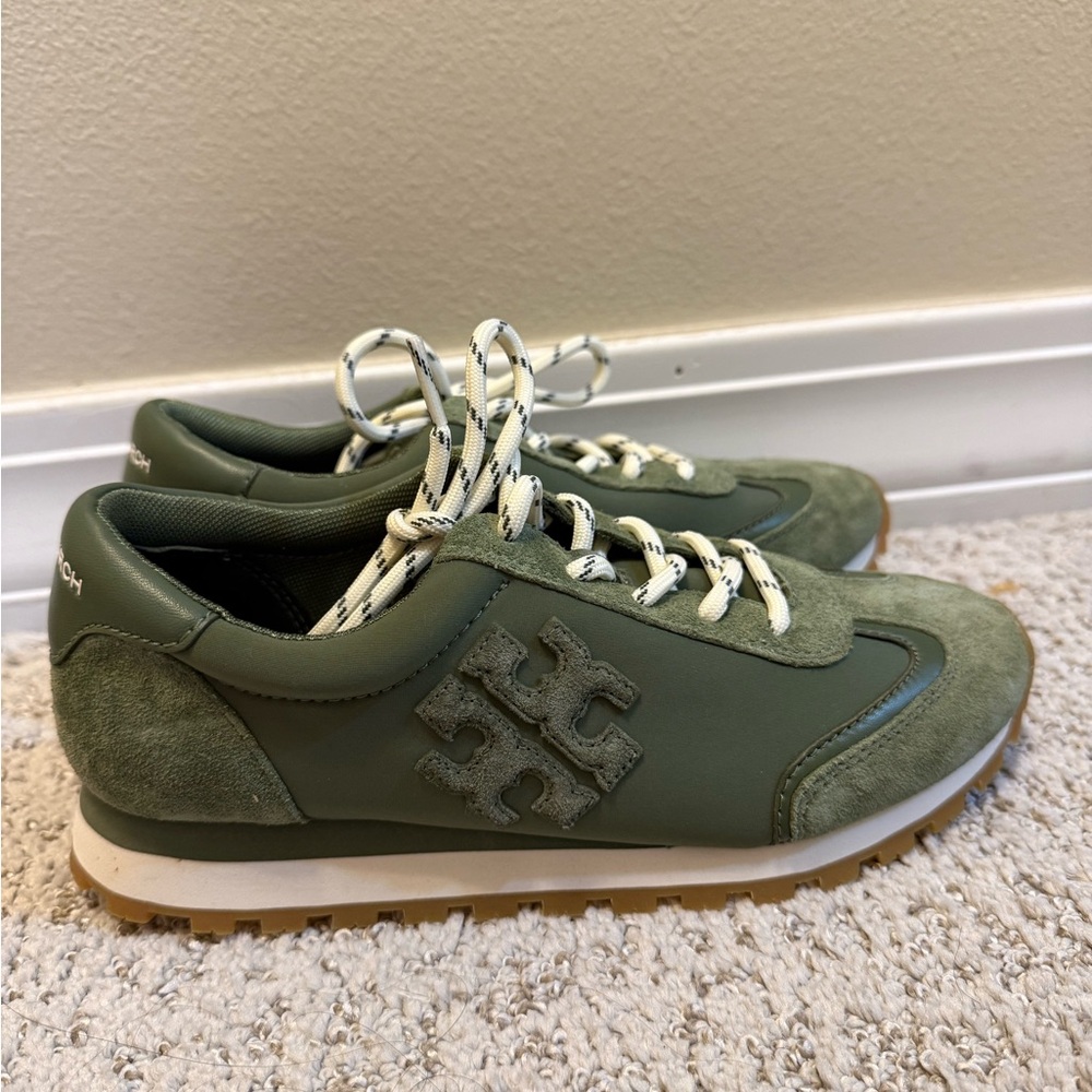 Tory Burch Olive Sneakers